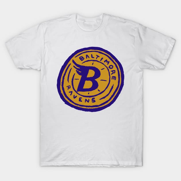 Baltimore Raveeeens 02 T-Shirt by Very Simple Graph